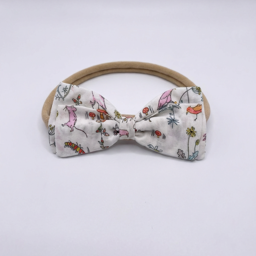 Liberty Theo - Pink Large Bow Headband