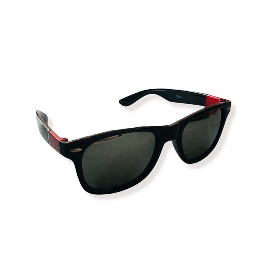 Black & Red Frame Sunglasses