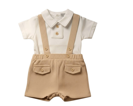 Baby Boys Short Dungaree Outfit