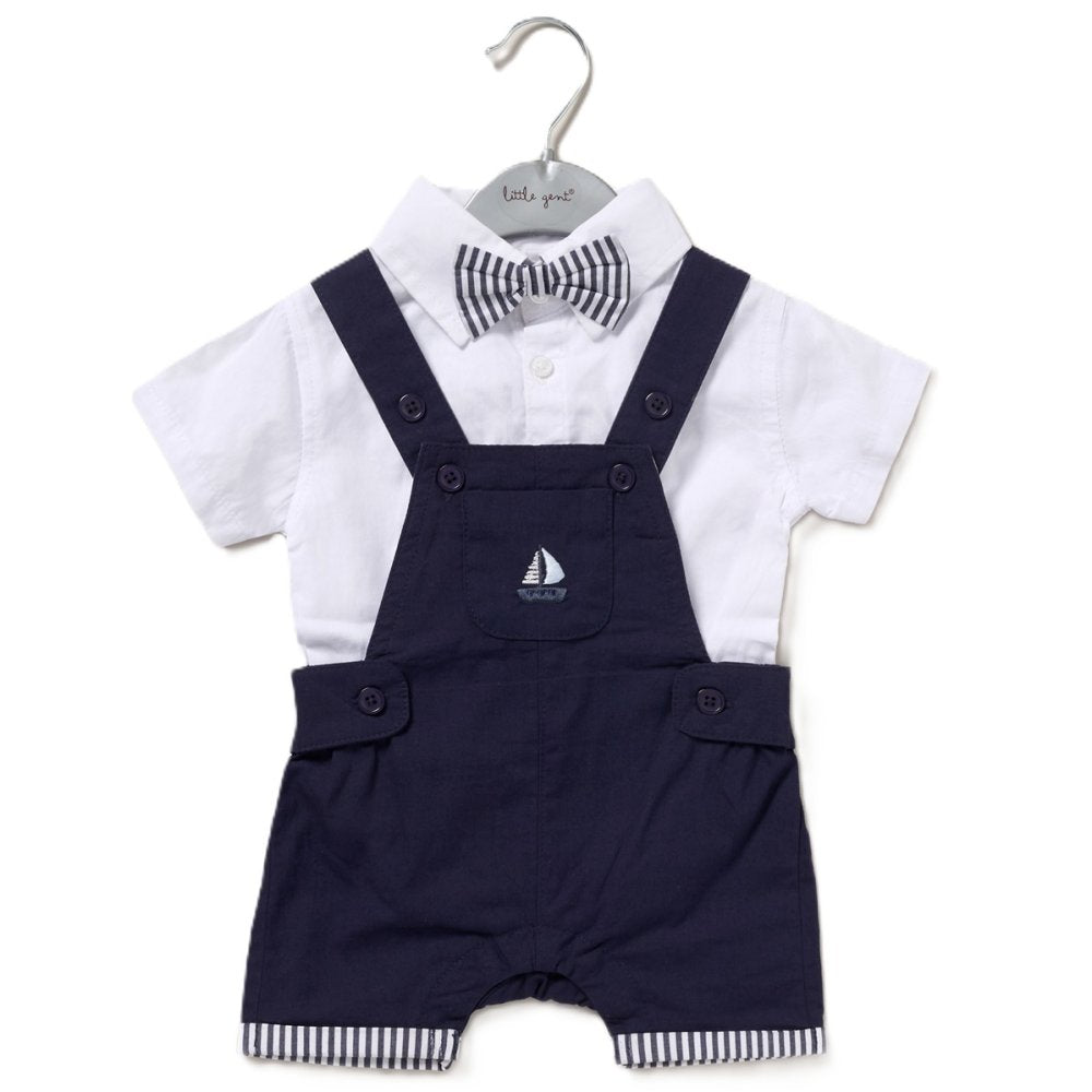 Baby Boys Sailor Dungaree Outfit