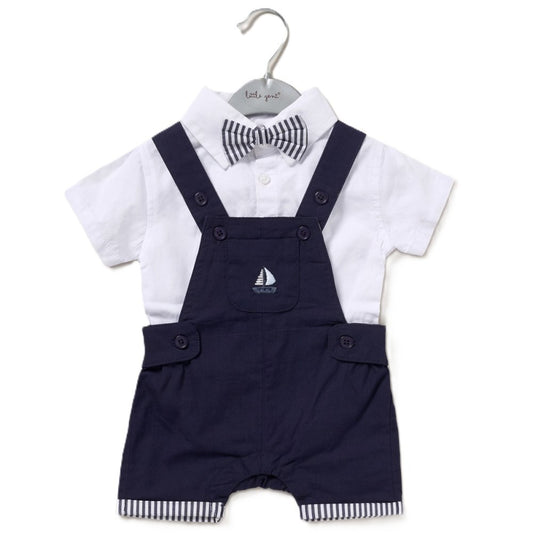 Baby Boys Sailor Dungaree Outfit