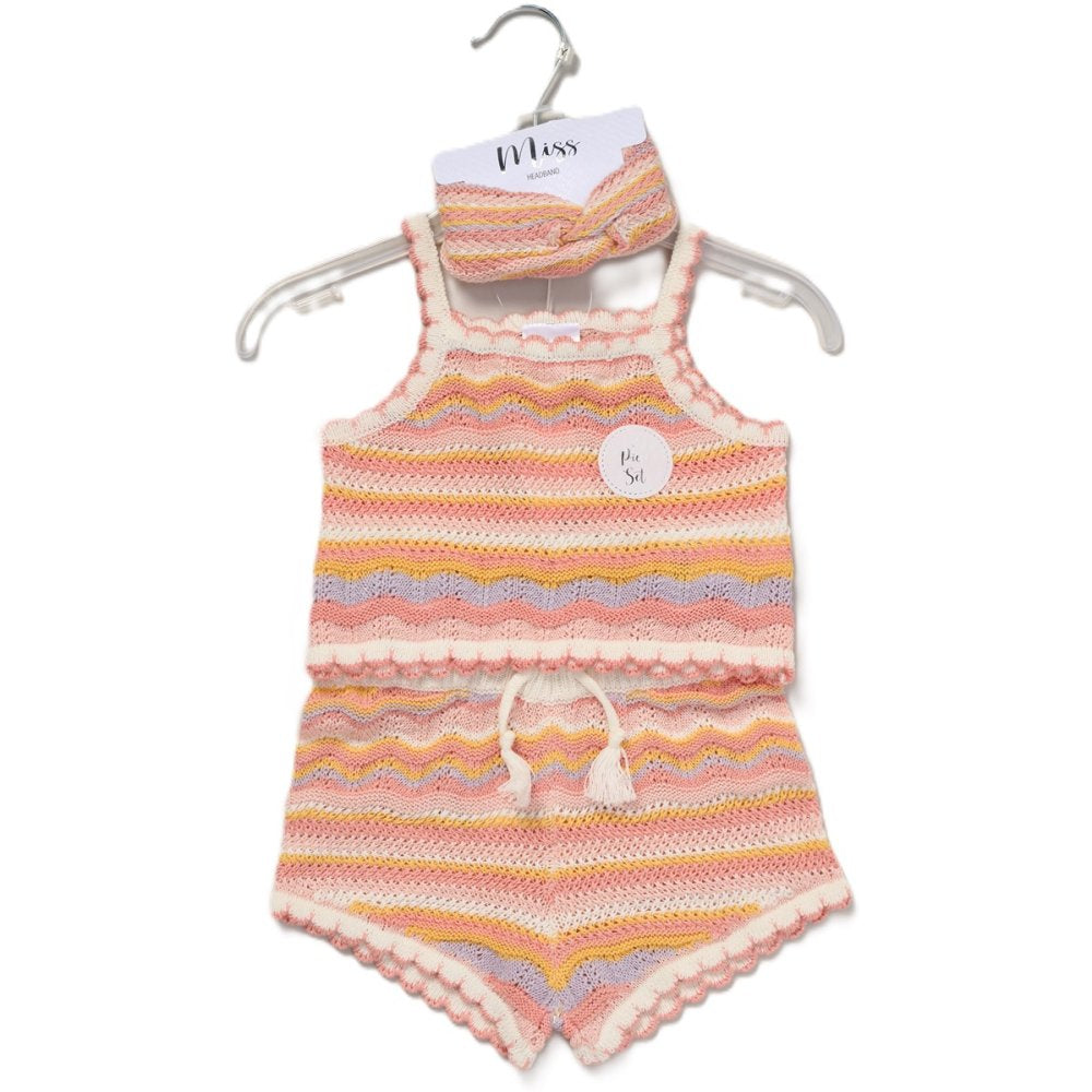 Girls Knit Outfit & Headband