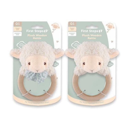 Lamb Wooden Rattle