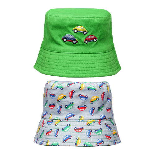 Baby Reversible Car Bucket Hat