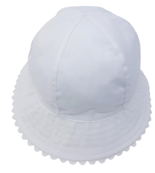 Baby Scallop Edge Cloche Hat