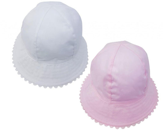 Baby Scallop Edge Cloche Hat