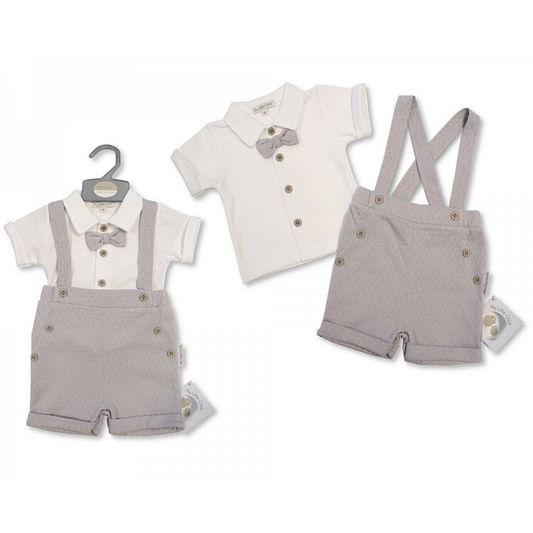 Baby Boys Short Dungaree Outfit