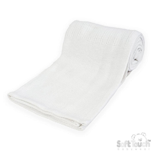 Deluxe Cellular Pram Blanket