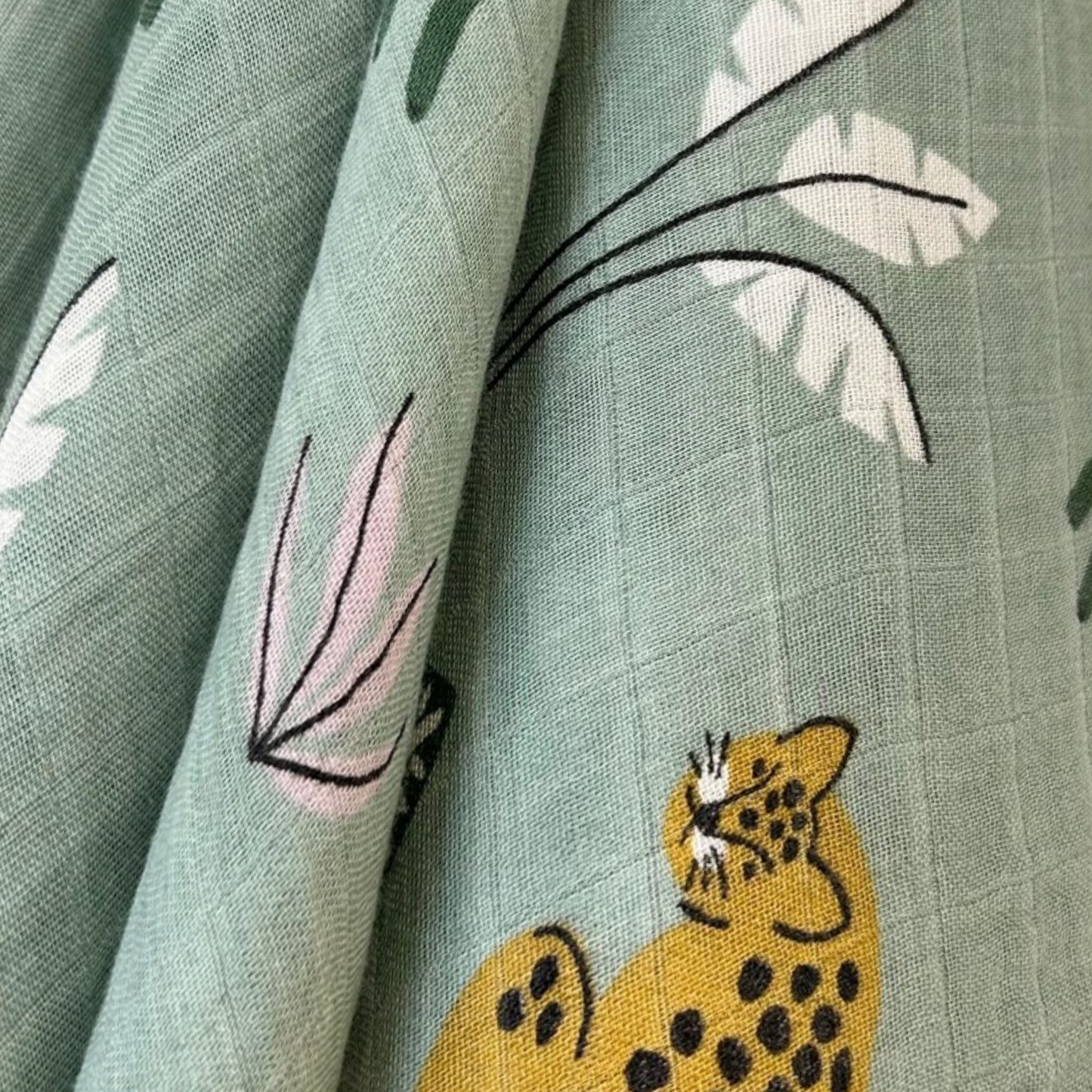 Jungle Muslin Swaddle Blanket