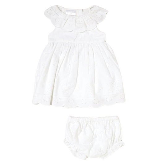 Baby Girls Broderie Anglaise Dress
