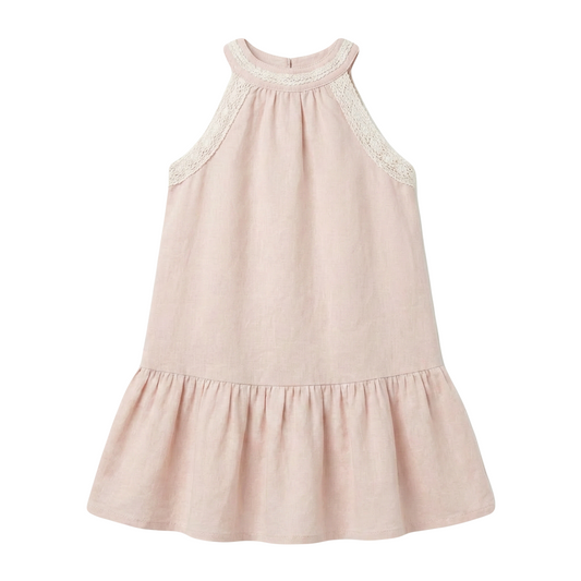 Girls Lace Collar Dress