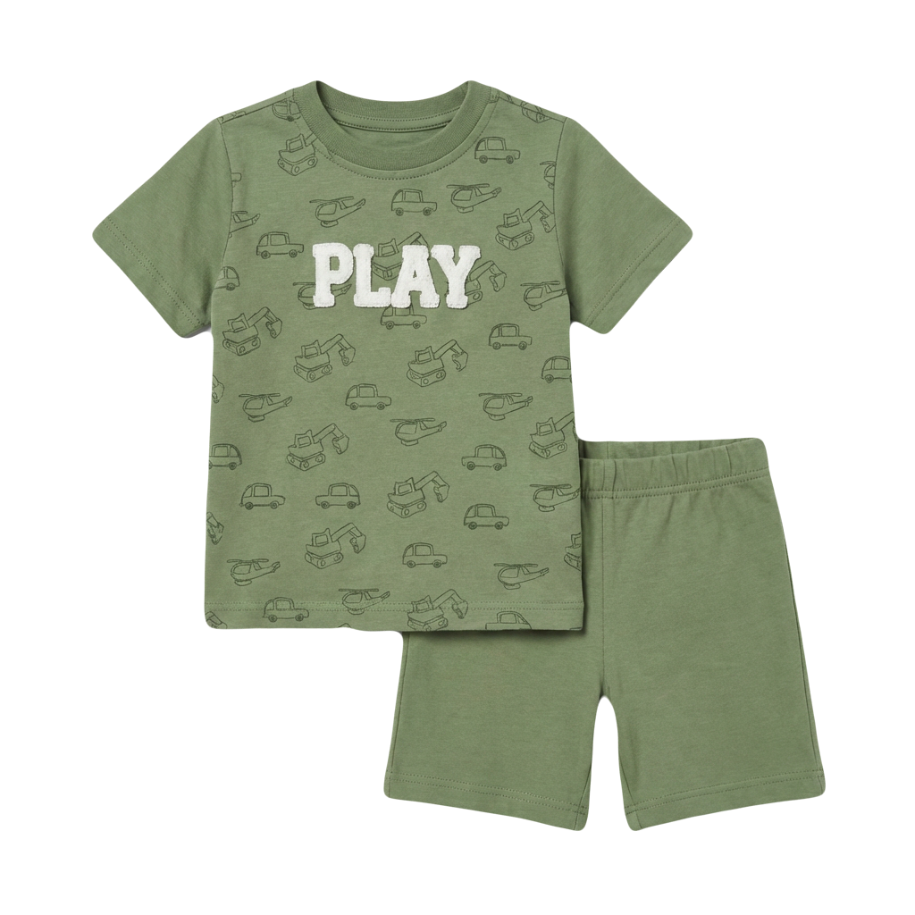 Baby Boys Shorts & T-Shirt Outfit