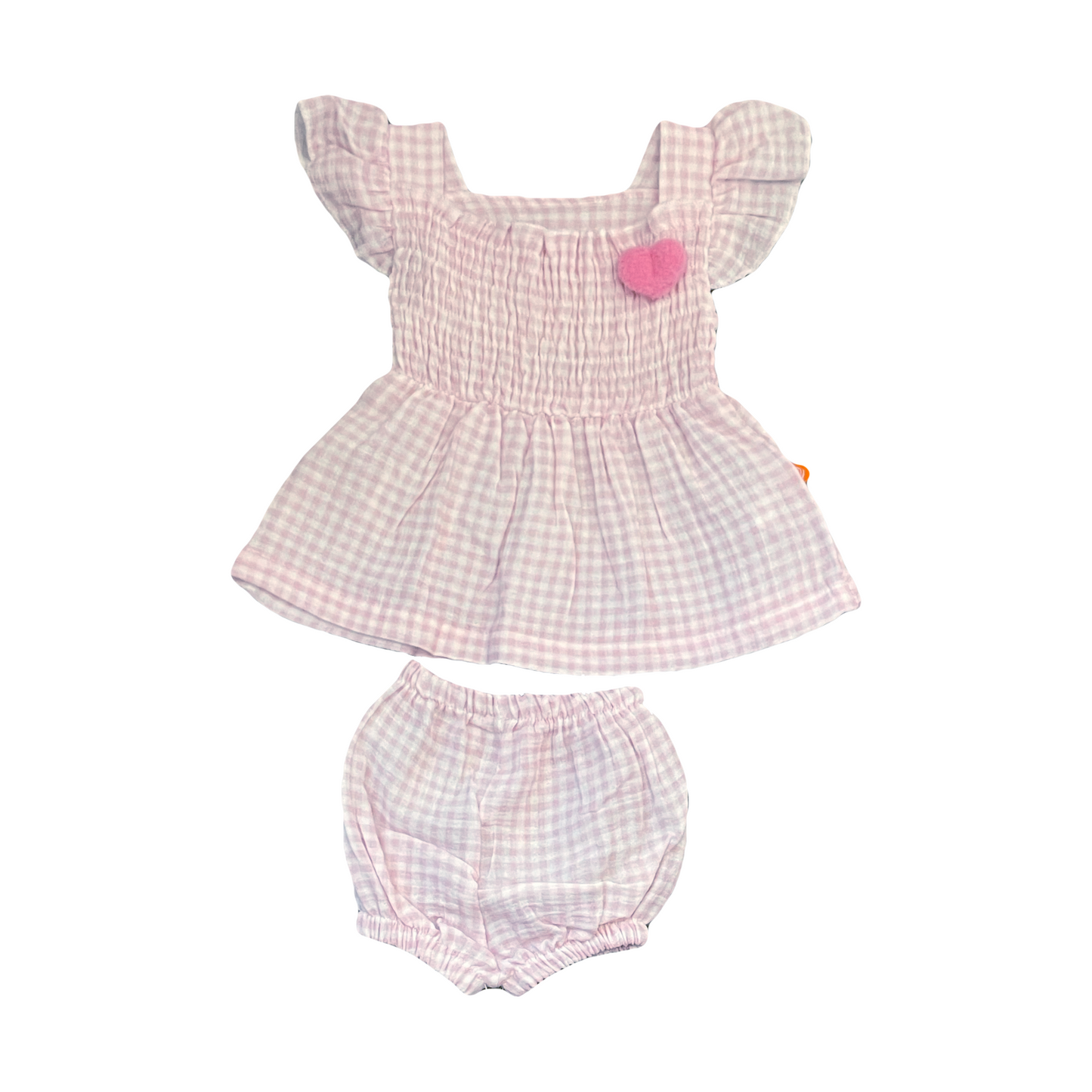 Baby Girls Gingham Shorts & Tunic