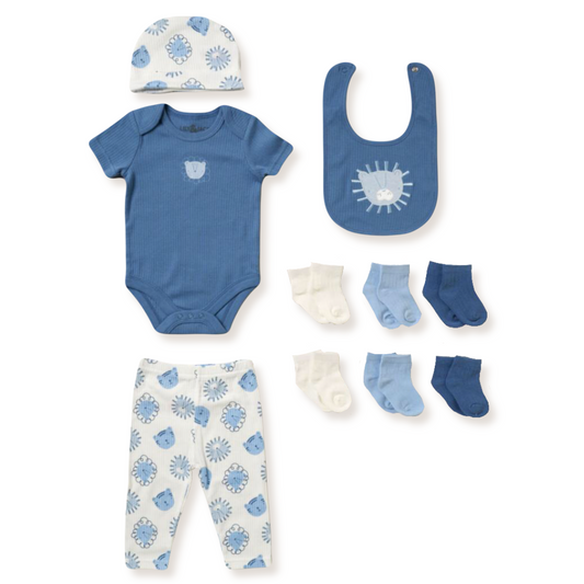 Baby Boys 10 Piece Gift Set