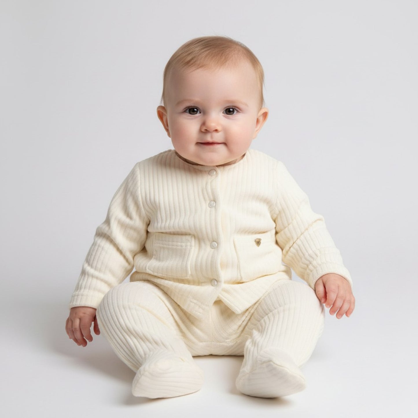 Baby Ribbed Velour Outfit