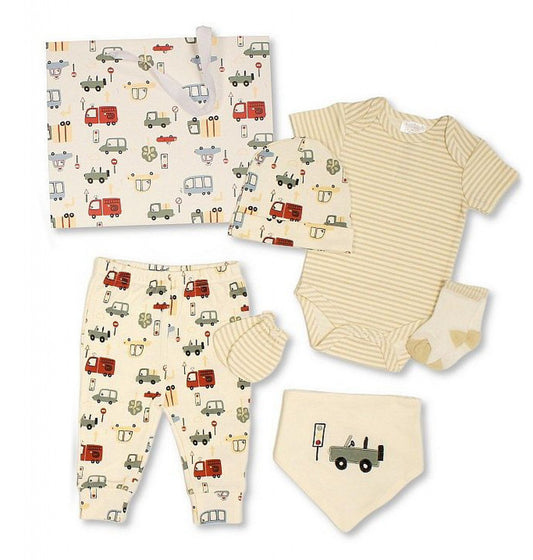 Baby Boys Transport Gift Set with Gift Bag