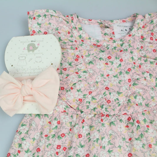 Baby Girls Dress & Headband