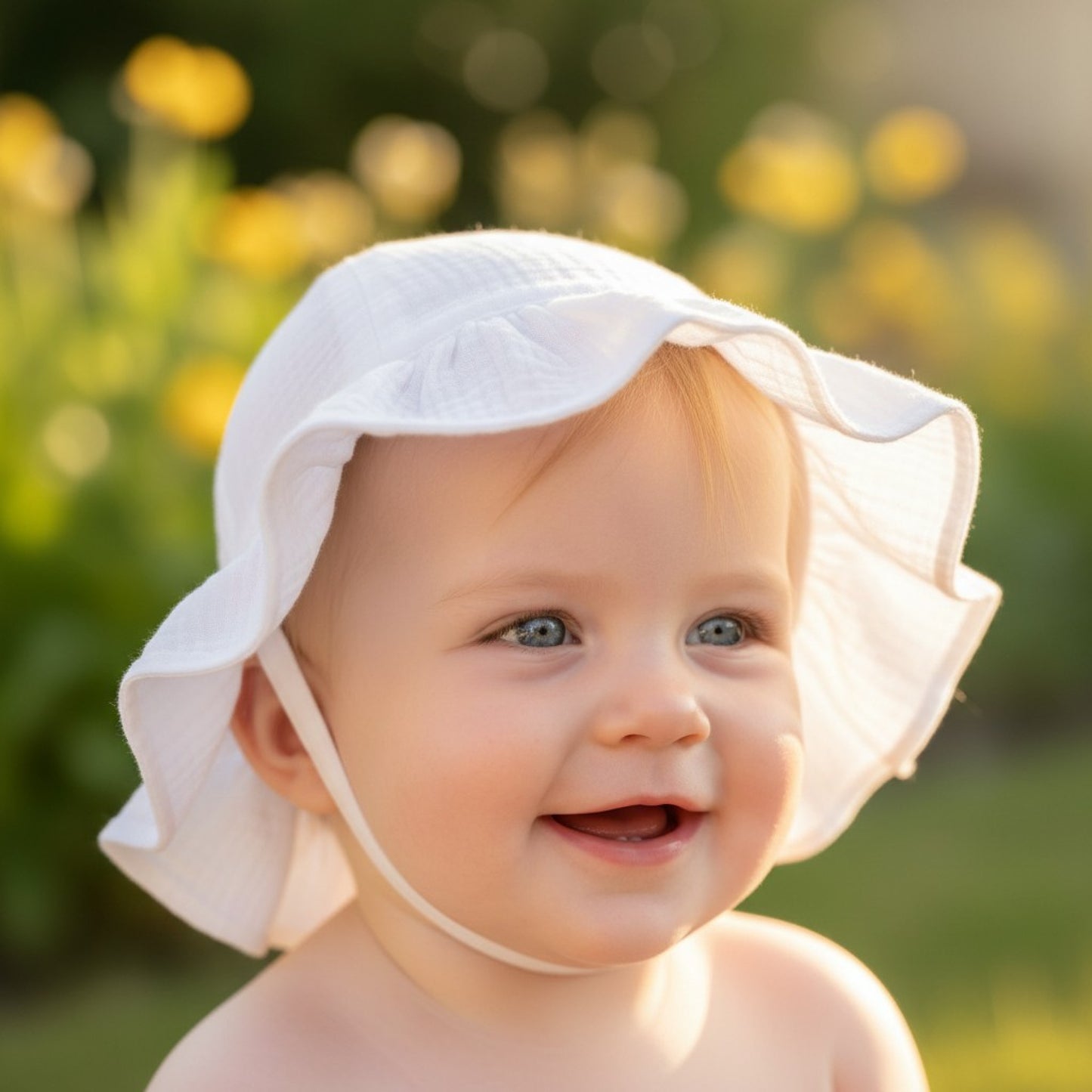 Baby Muslin Summer Hat