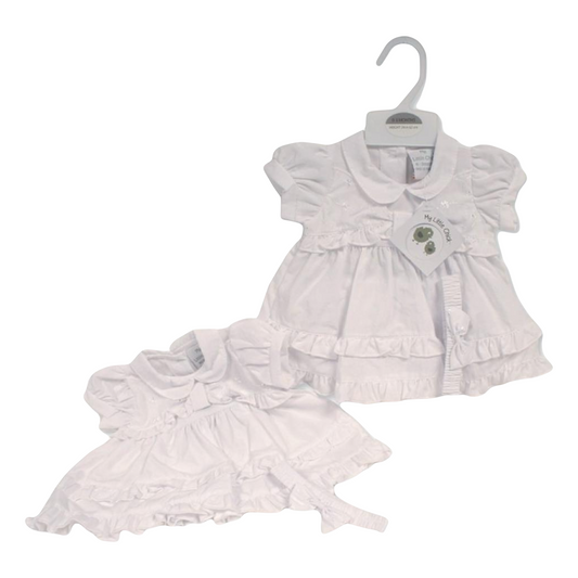 Baby Girls White Broderie Anglaise Dress