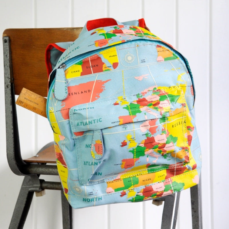 Mini World Map Backpack