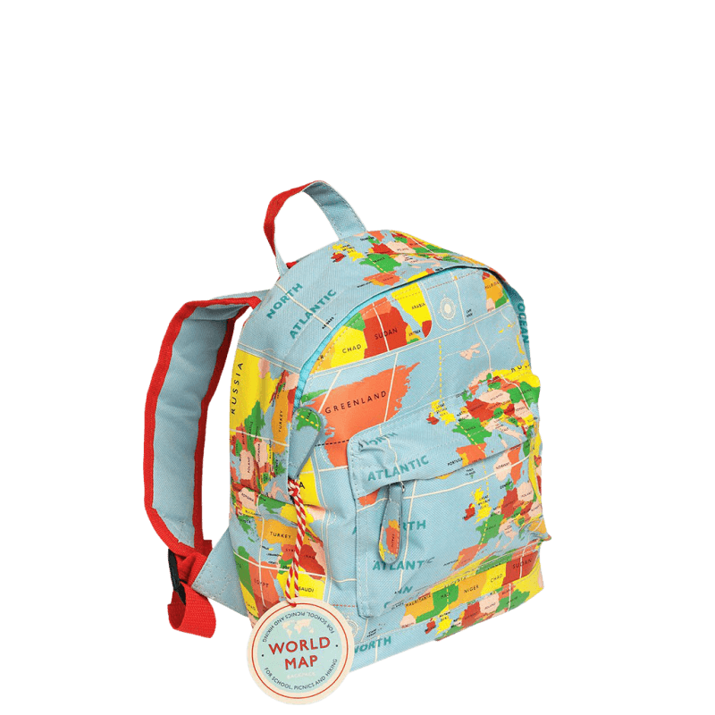 Mini World Map Backpack