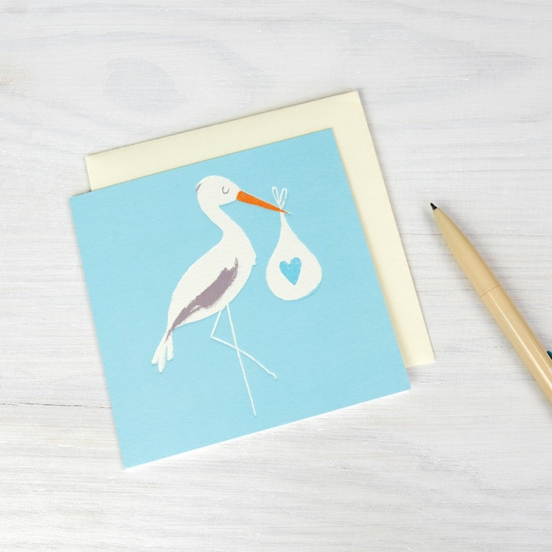 Blue Stalk Greeting Card