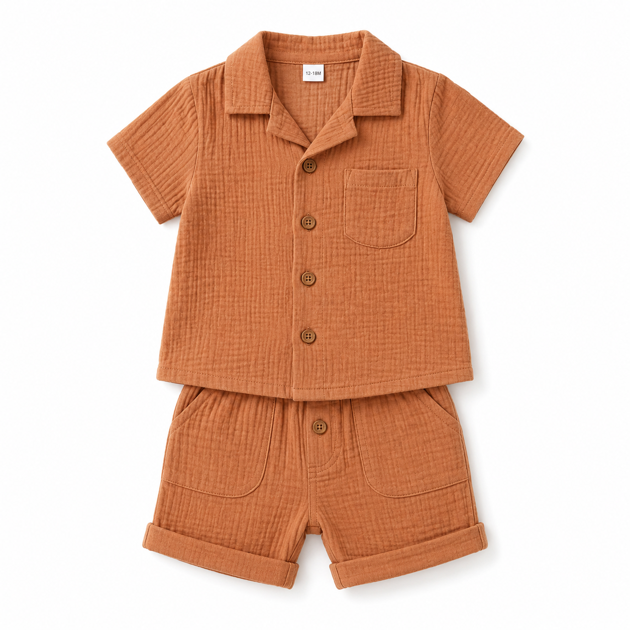 Baby Boys Muslin Outfit