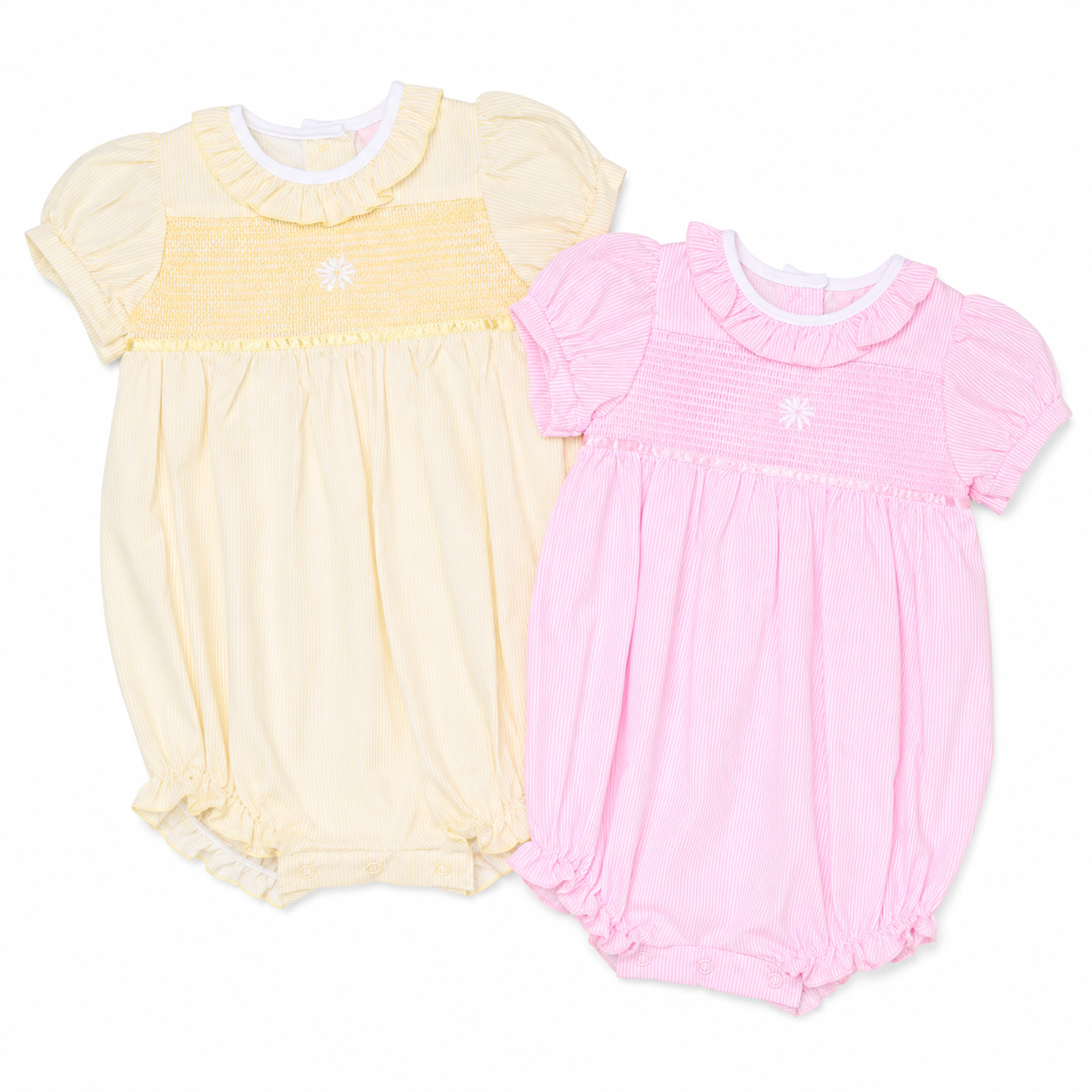 Baby Girls Smocked Romper