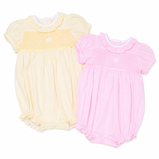 Baby Girls Smocked Romper