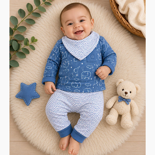 Baby Boys Organic 3 Piece Outfit