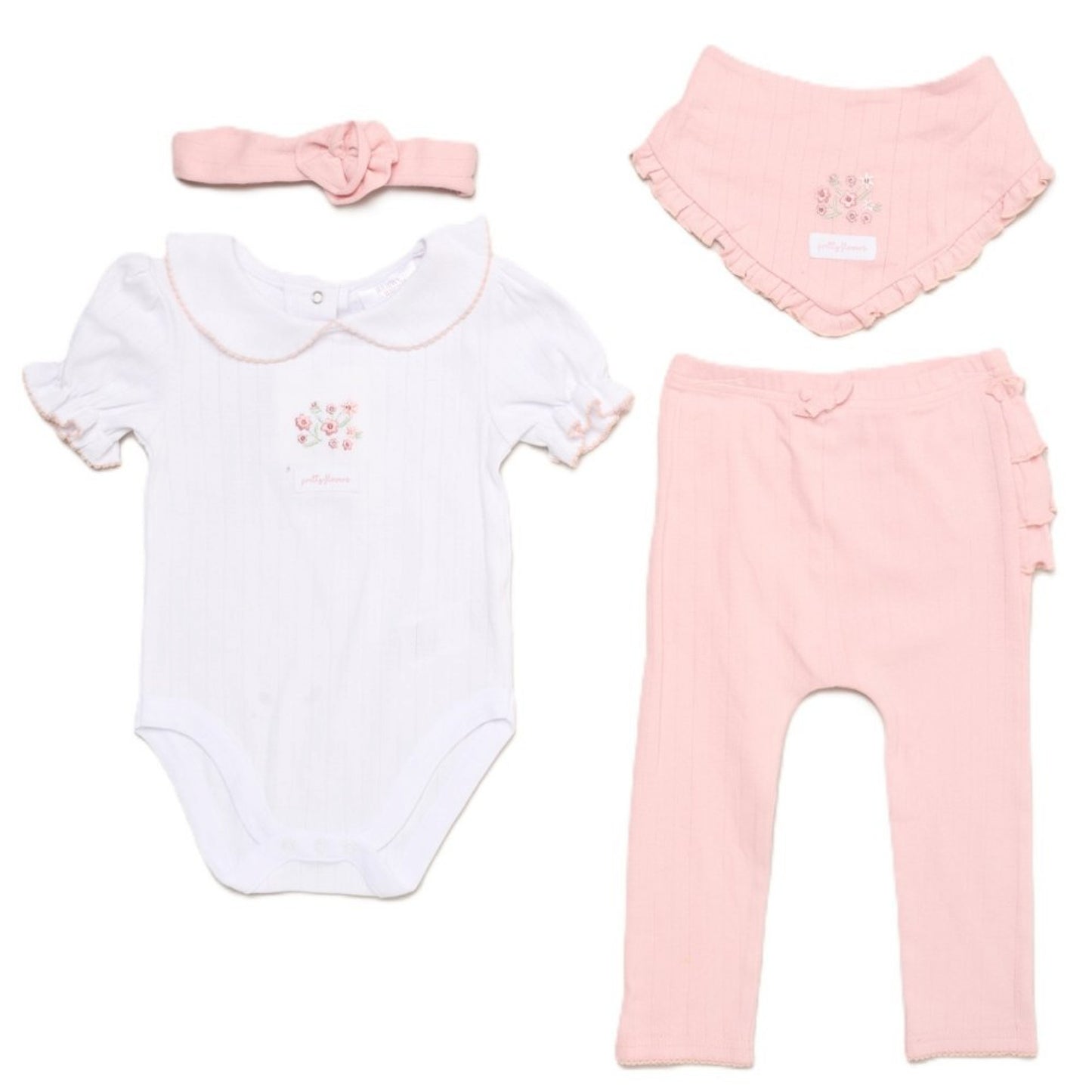 Baby Girls Ruffle Bottom Outfit