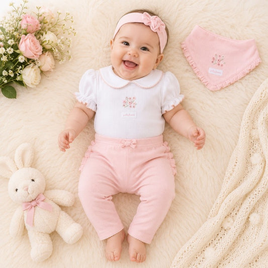 Baby Girls Ruffle Bottom Outfit