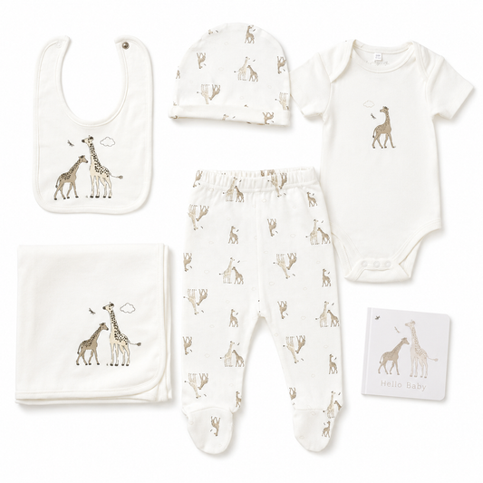Baby Giraffe 6 Piece Gift Set
