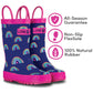 Hearts and Rainbows Rain Boot