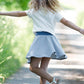 Girls Organic Skater Skirt