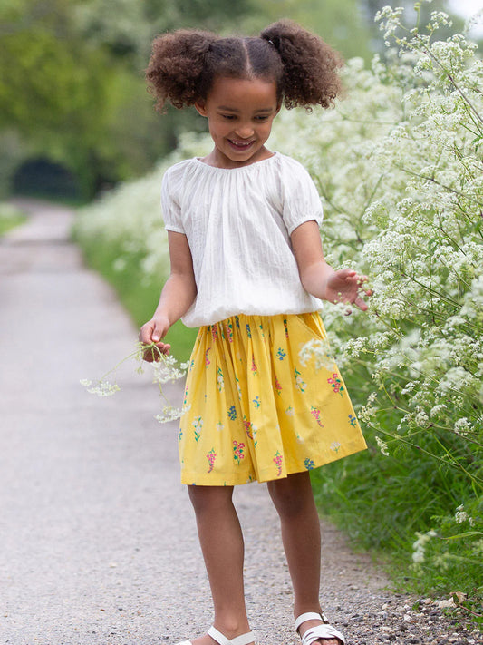 Girls Organic Wilds & Weeds Skirt