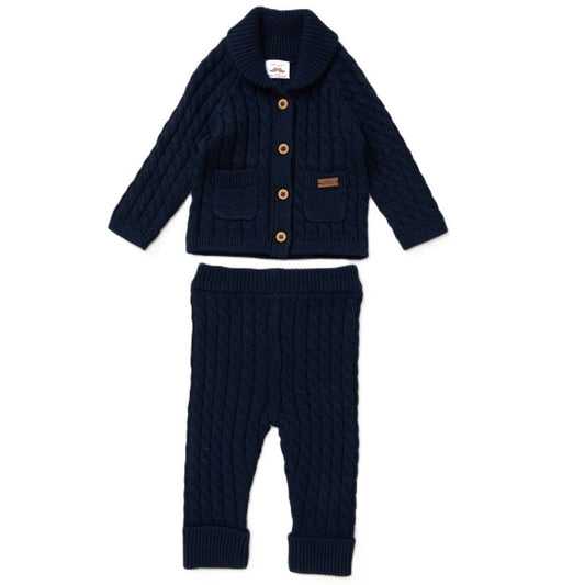 Baby Boys Knitted Outfit