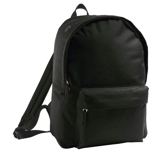 Plain Black Backpack