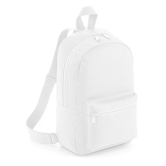 Plain White Mini Backpack