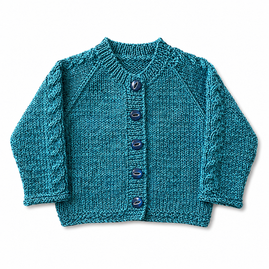 Hand Knitted Fine Cardigan