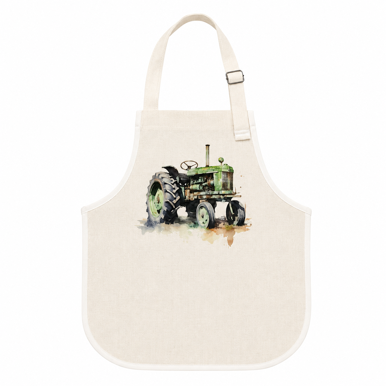 Green Tractor Apron
