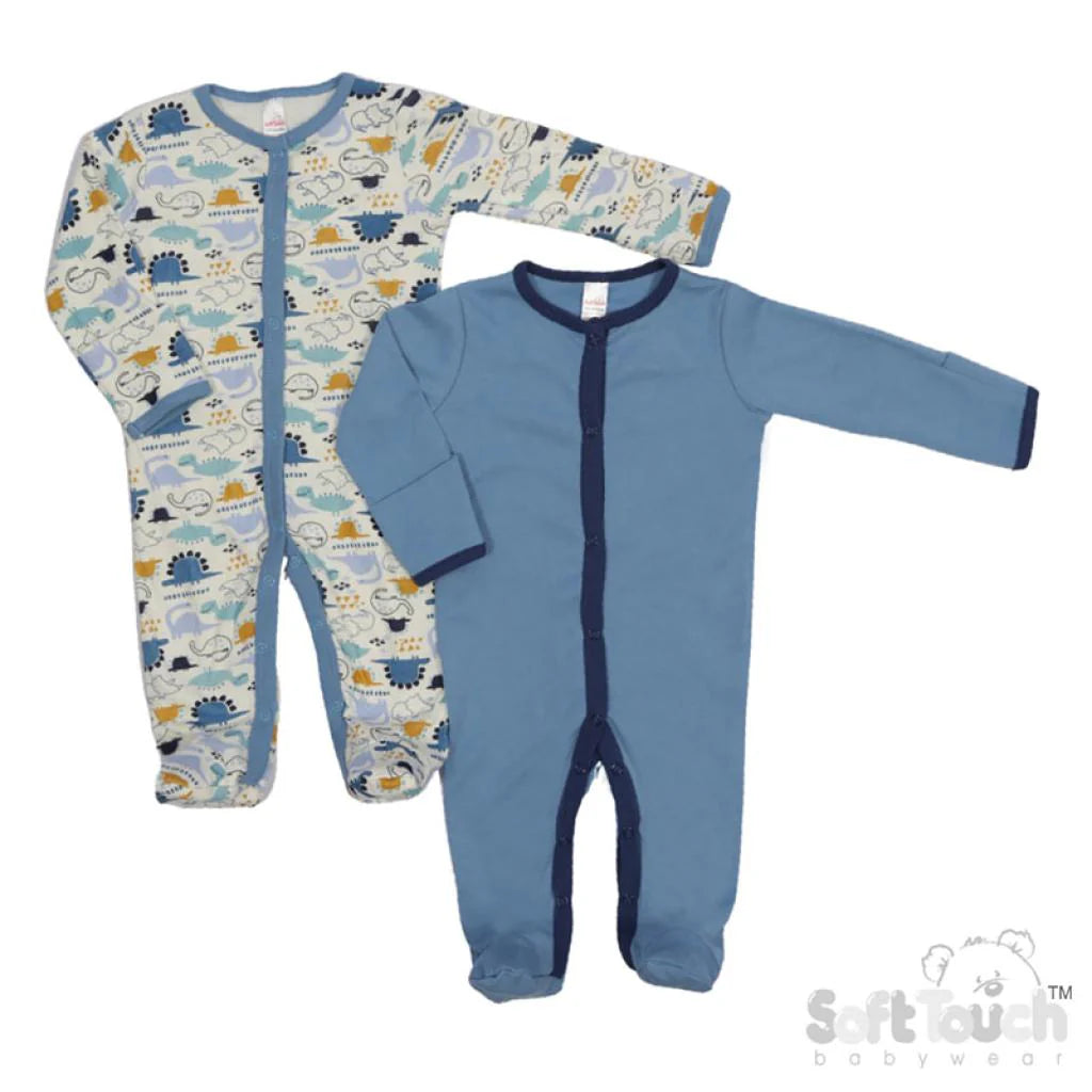 Baby Boys Twin Pack of Sleepsuits | Oscar & Me | Baby & Children’s Clothing & Accessories