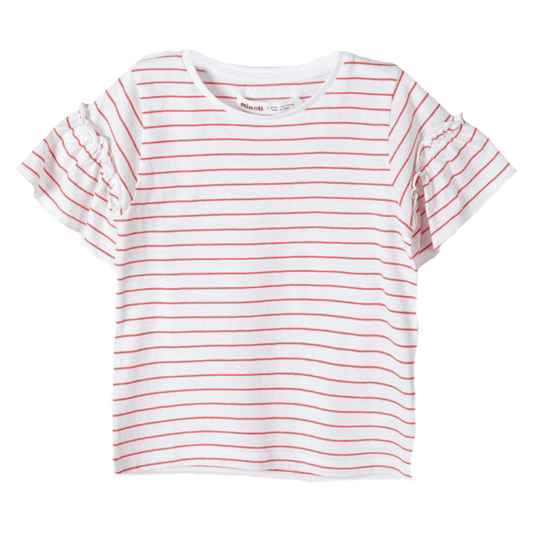 Baby Girls Frill Sleeve T-Shirt | Oscar & Me | Baby & Children’s Clothing & Accessories
