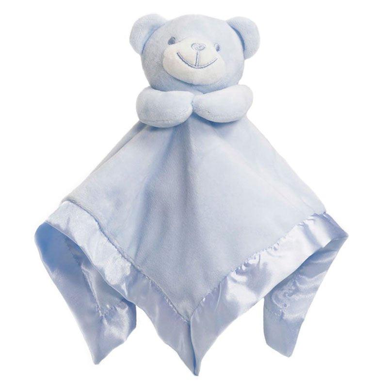 Blue Bear Comforter with Satin Back & Trim | Oscar & Me | Baby & Children’s Clothing & Accessories