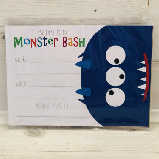 Assorted Monster Bash Party Invitations | Oscar & Me | Baby & Children’s Clothing & Accessories