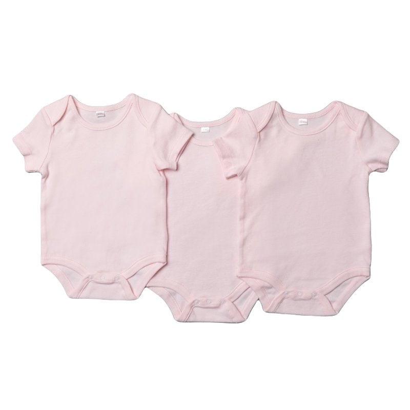 Baby Girls Plain Short Sleeve Bodysuits | Oscar & Me | Baby & Children’s Clothing & Accessories