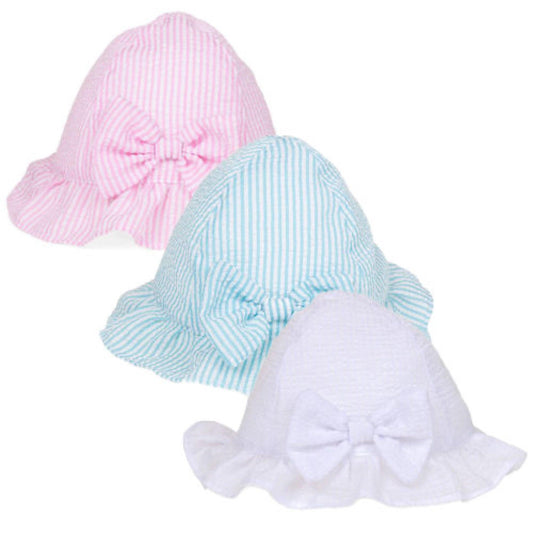 Baby Girls Bow Bush Hat | Oscar & Me | Baby & Children’s Clothing & Accessories
