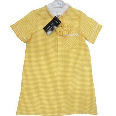 Yellow Gingham Dress with Hair Scrunchy | Oscar & Me | Baby & Children’s Clothing & Accessories