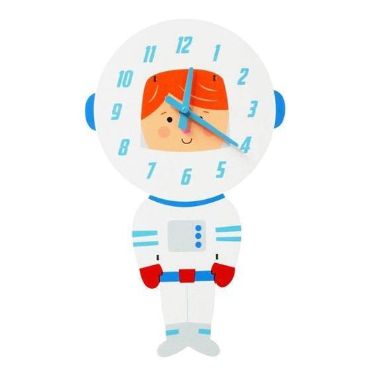 Astronaut Wooden Clock | Oscar & Me | Baby & Children’s Clothing & Accessories