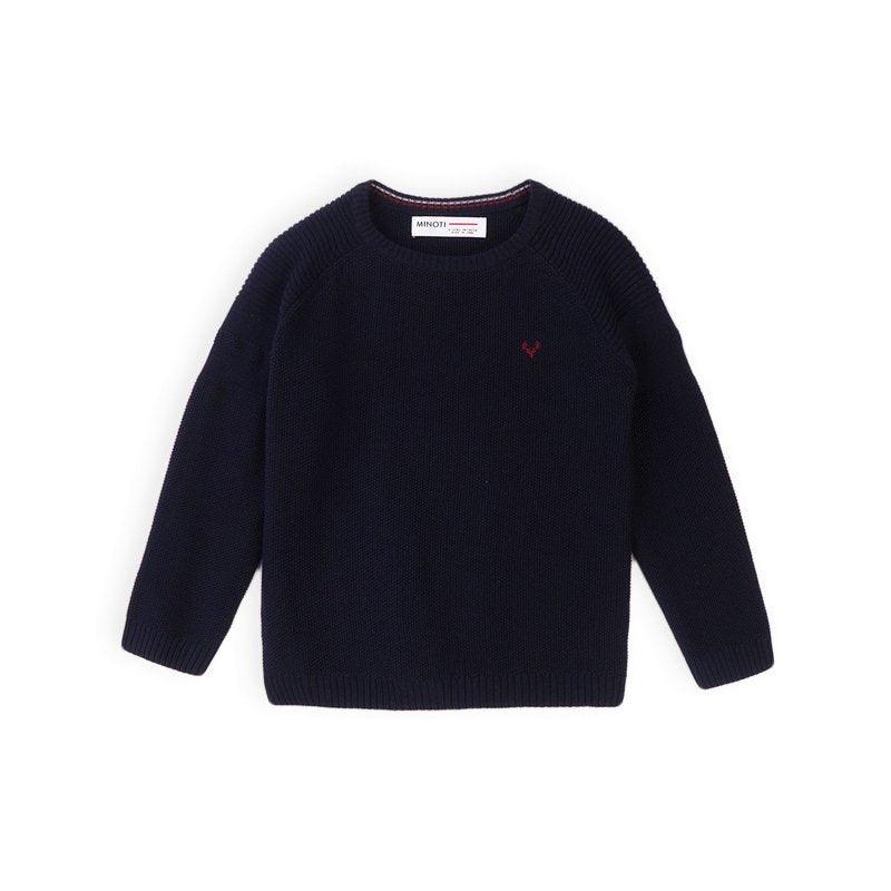 Boys Navy Knitted Jumper | Oscar & Me | Baby & Children’s Clothing & Accessories